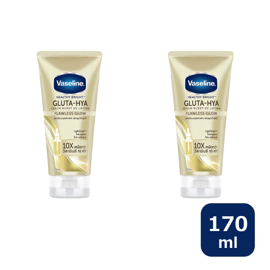 ヴァセリンGluta HyaUVローション(Vaseline Healthy Bright Gluta Hya Serum Burst UV Lotion Flawless Glow)
