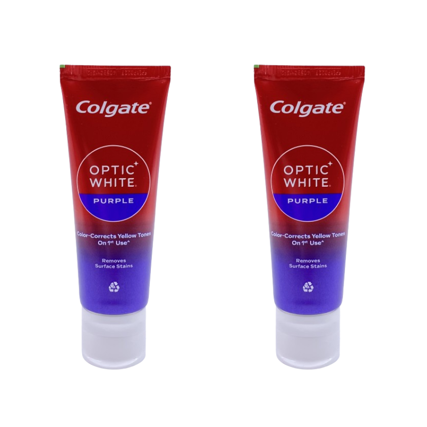 コルゲート オプティック ホワイト パープル 歯磨き粉　Colgate Optic White Purple