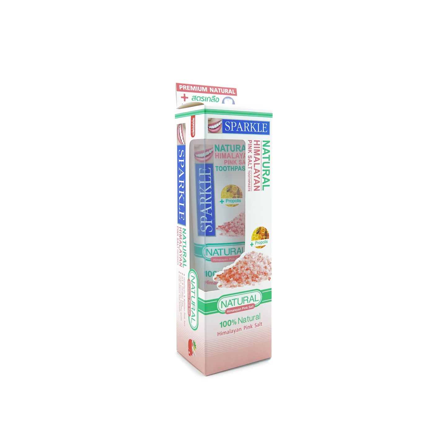 Sparkle ナチュラル ヒマラヤンピンクソルト歯みがき粉 100g