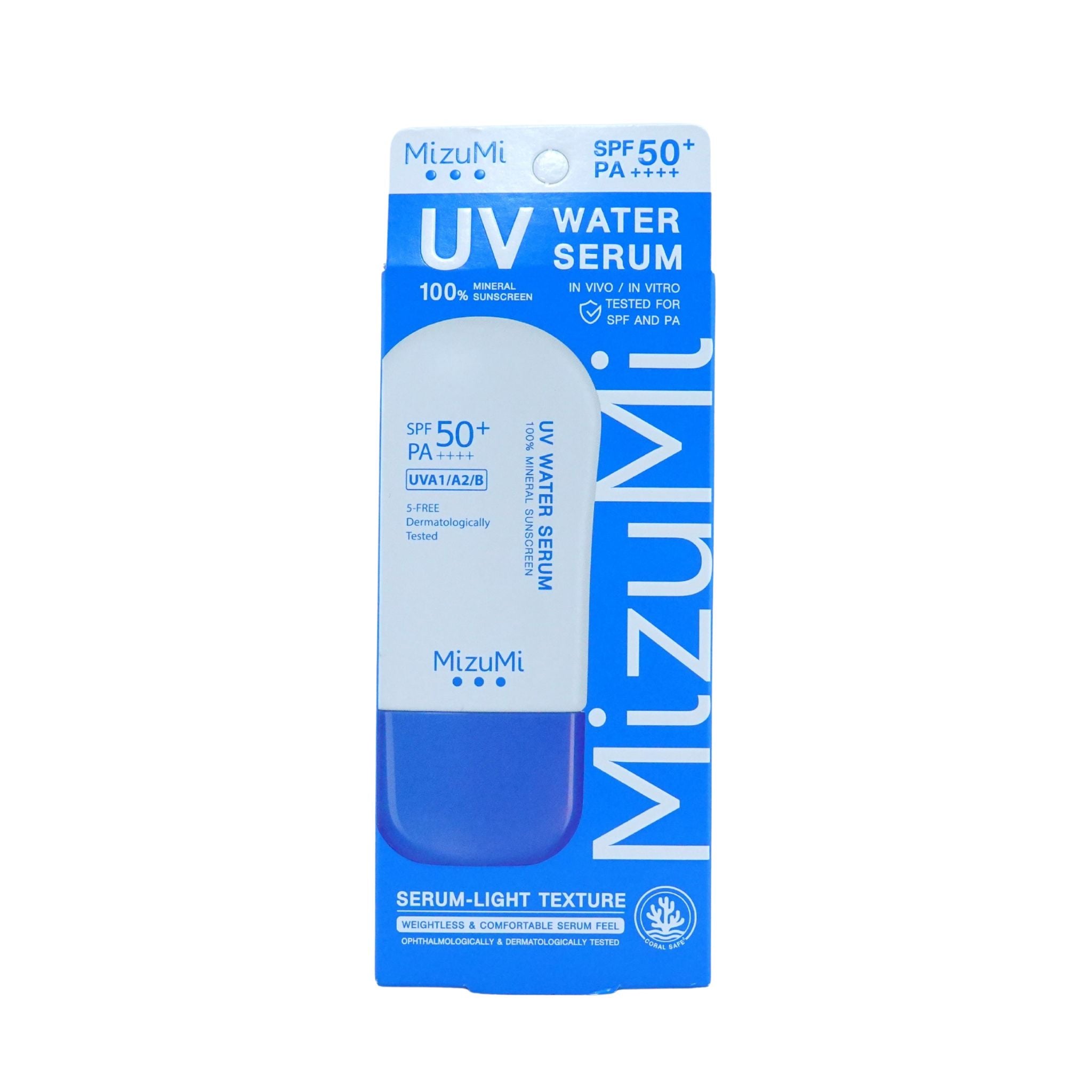 日焼け止め minmin MIZUMI UV ウォーターセラム Non-chemical 日焼け止め SPF50 PA++++