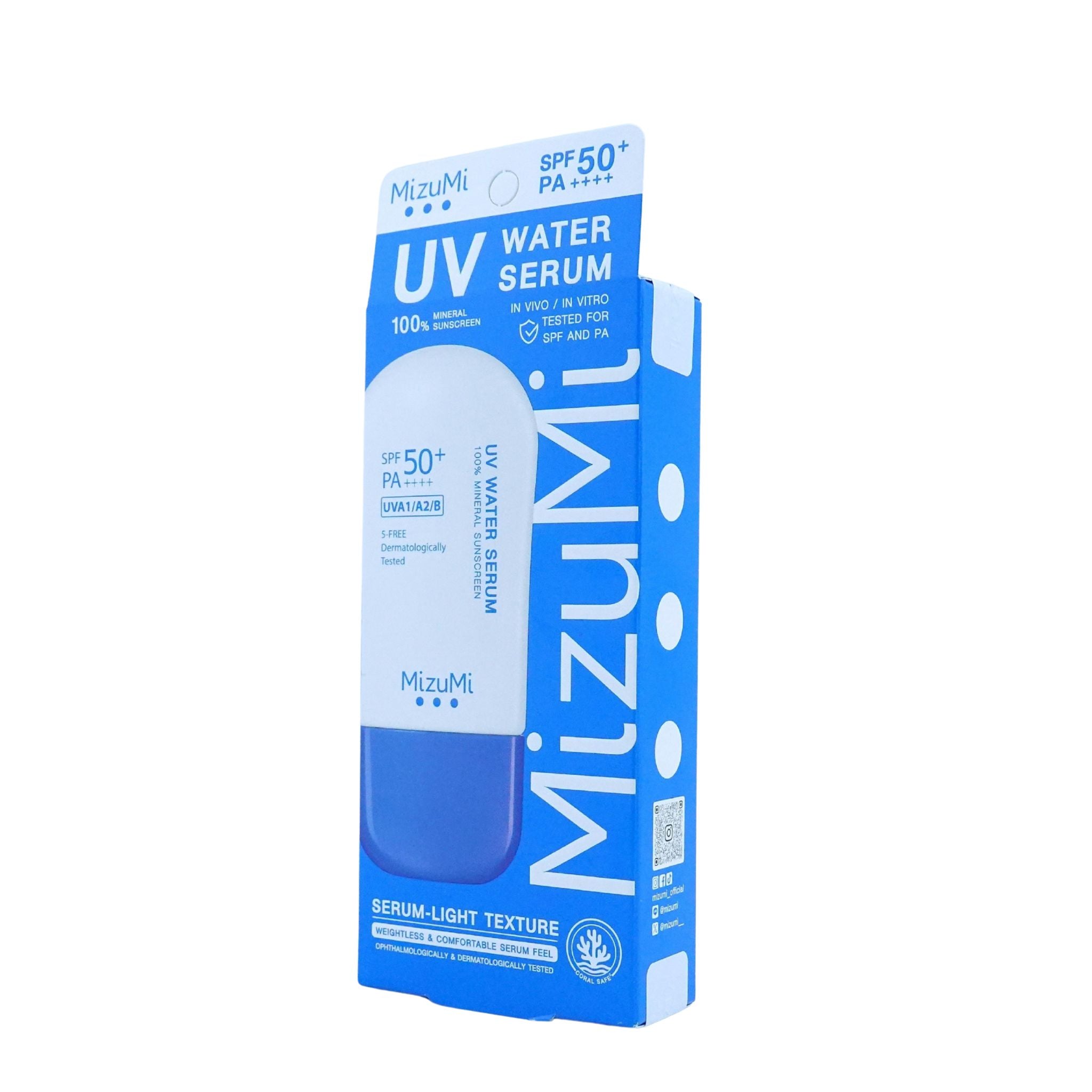 MIZUMI UV ウォーターセラム Non-chemical 日焼け止め SPF50 PA++++
