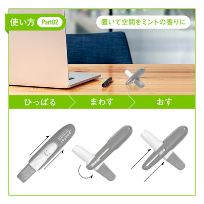 pastel リフレッシュノーズミントスティック ストロングミント