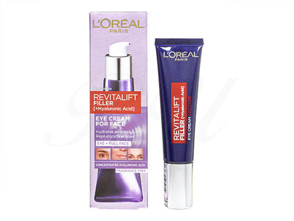 Lorealリバイタリフトフィラー・アイクリームフォーフェイス30ml